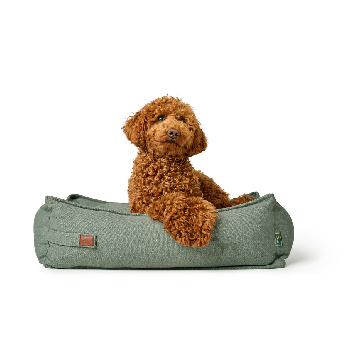 Cama para cão Hunter Belluno Verde 80x60 cm